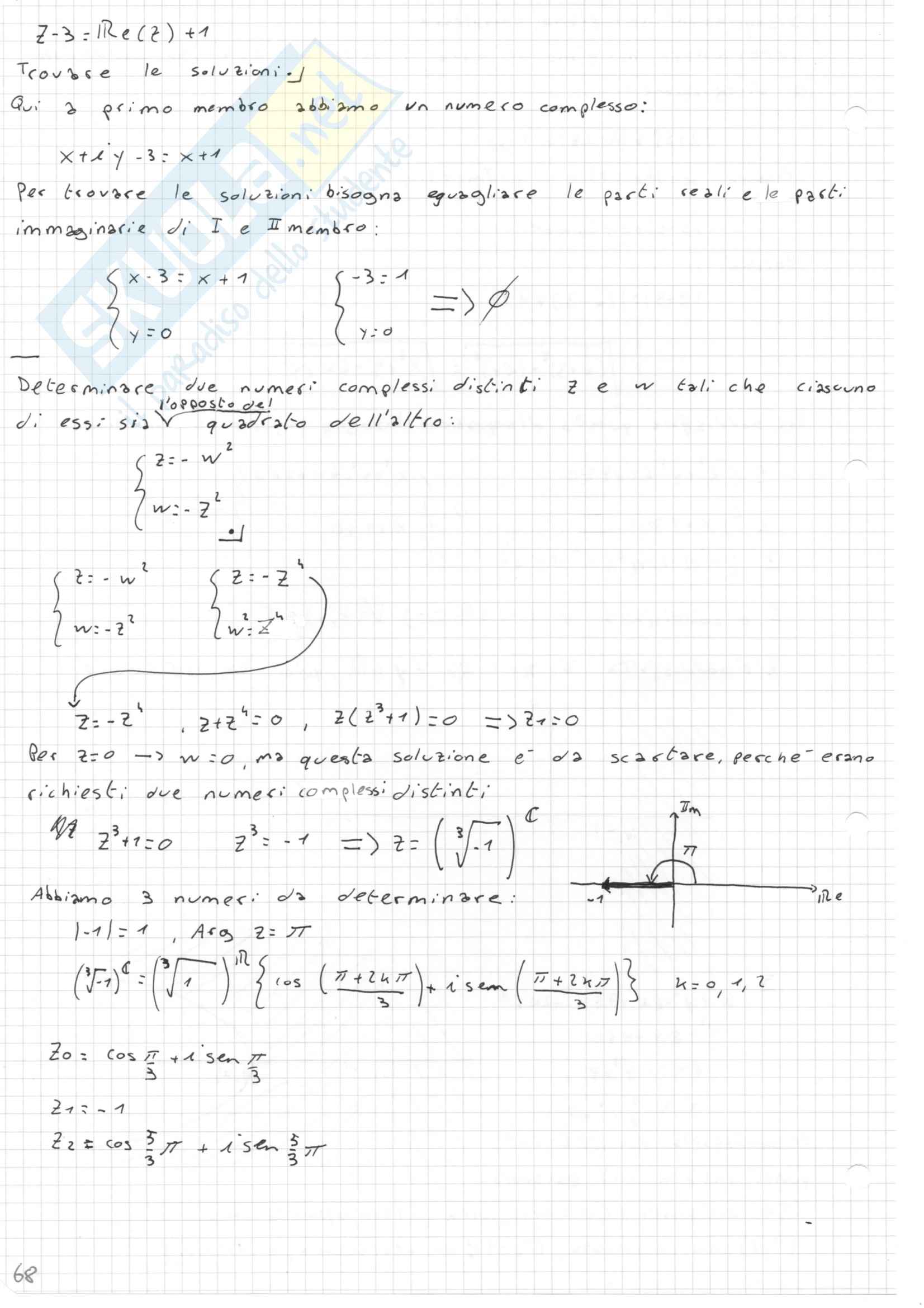 Analisi matematica, secondo modulo - Appunti Pag. 71