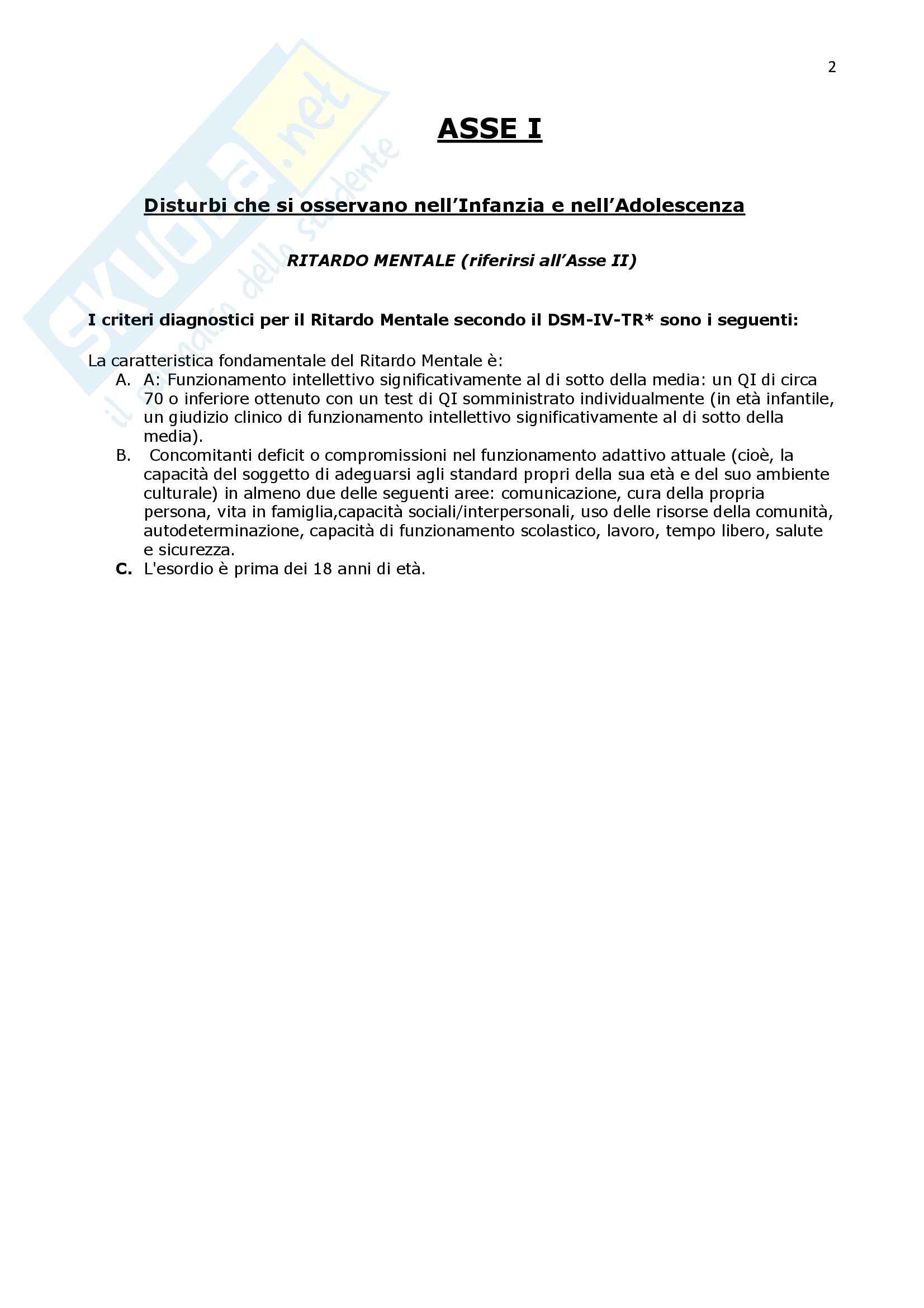 Psicologia clinica - Appunti Pag. 2
