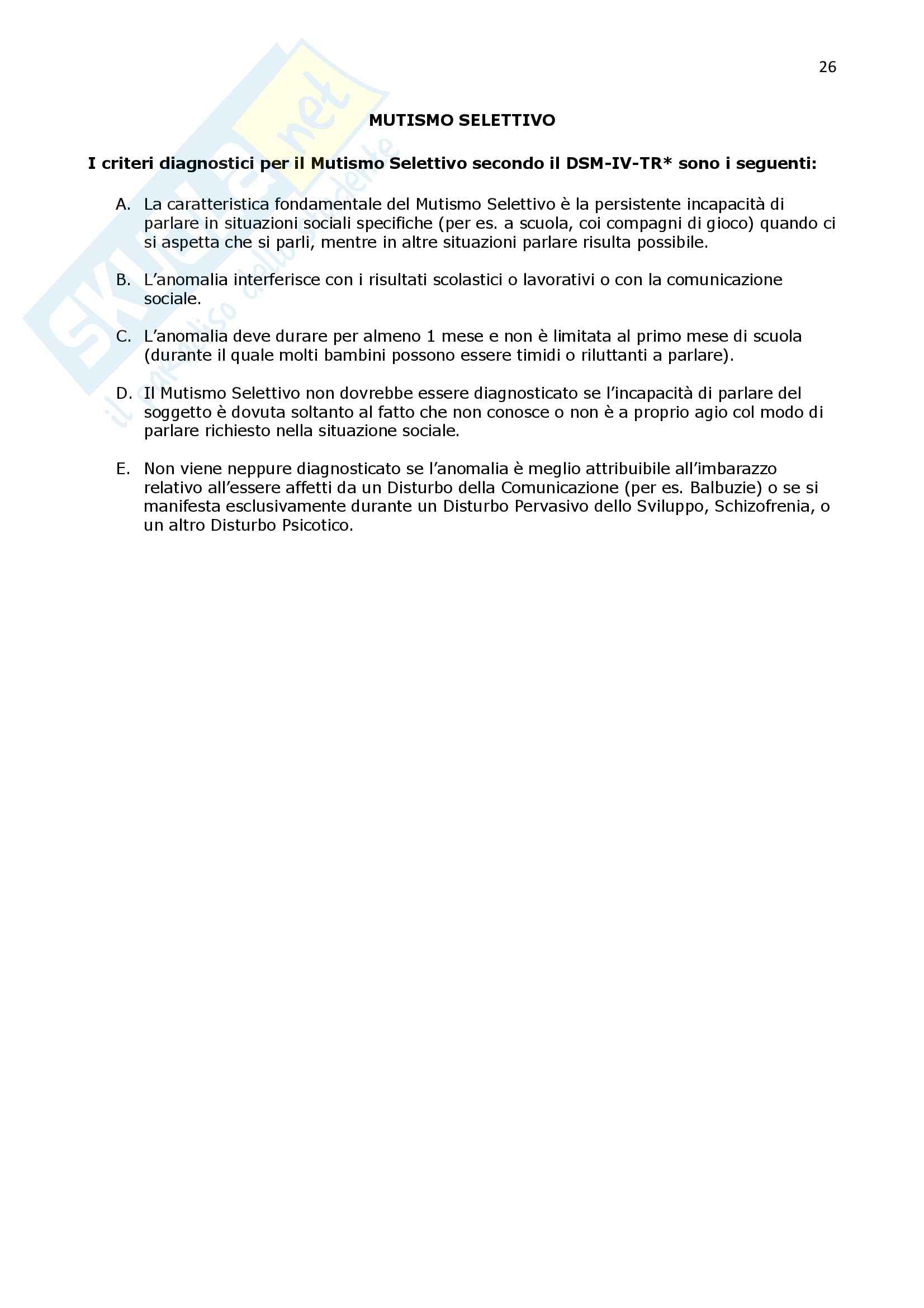 Psicologia clinica - Appunti Pag. 26
