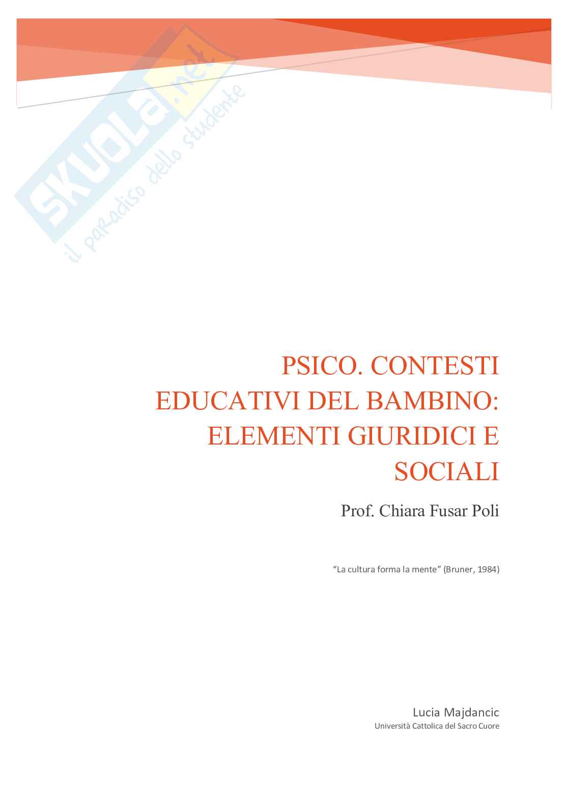 Appunti di Psicologia sociale Pag. 1