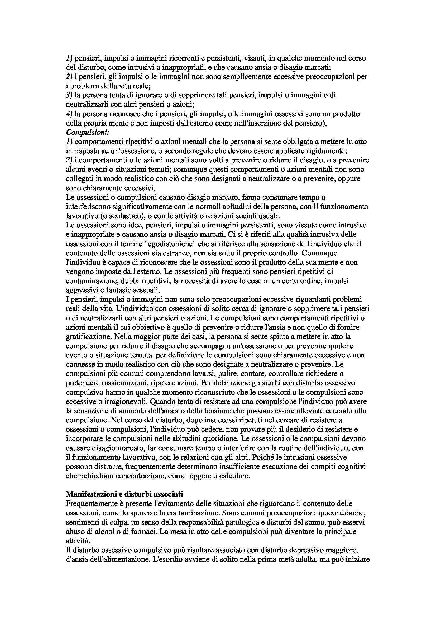 Riassunto esame Psicologia clinica, prof. Rafaneli Pag. 31