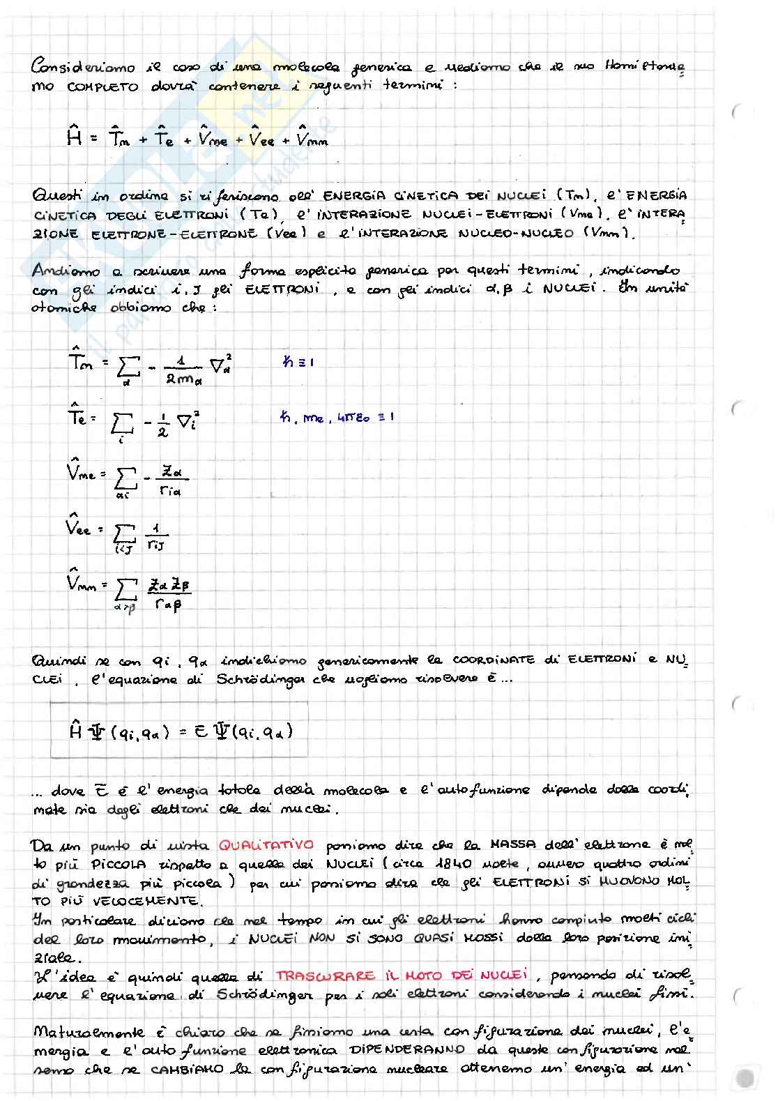 Terza parte di appunti completi per l'esame di Chimica fisica 1  Pag. 2
