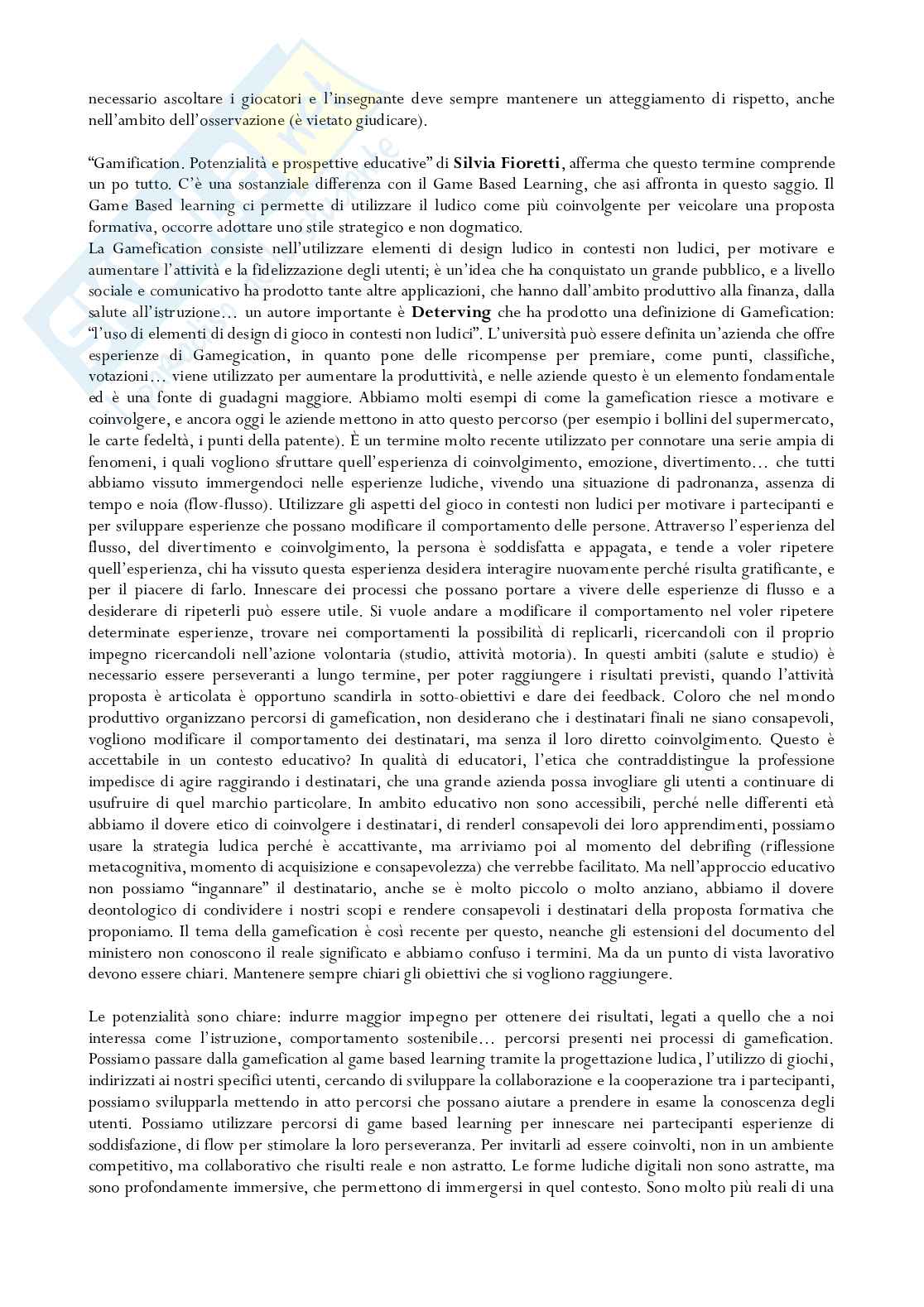 Riassunto esame Didattica generale, Prof. Fioretti Silvia, libro consigliato Didattica e conoscenza, Piero Lucisano, Anna Salerni, Patrizia Sposetti Pag. 76