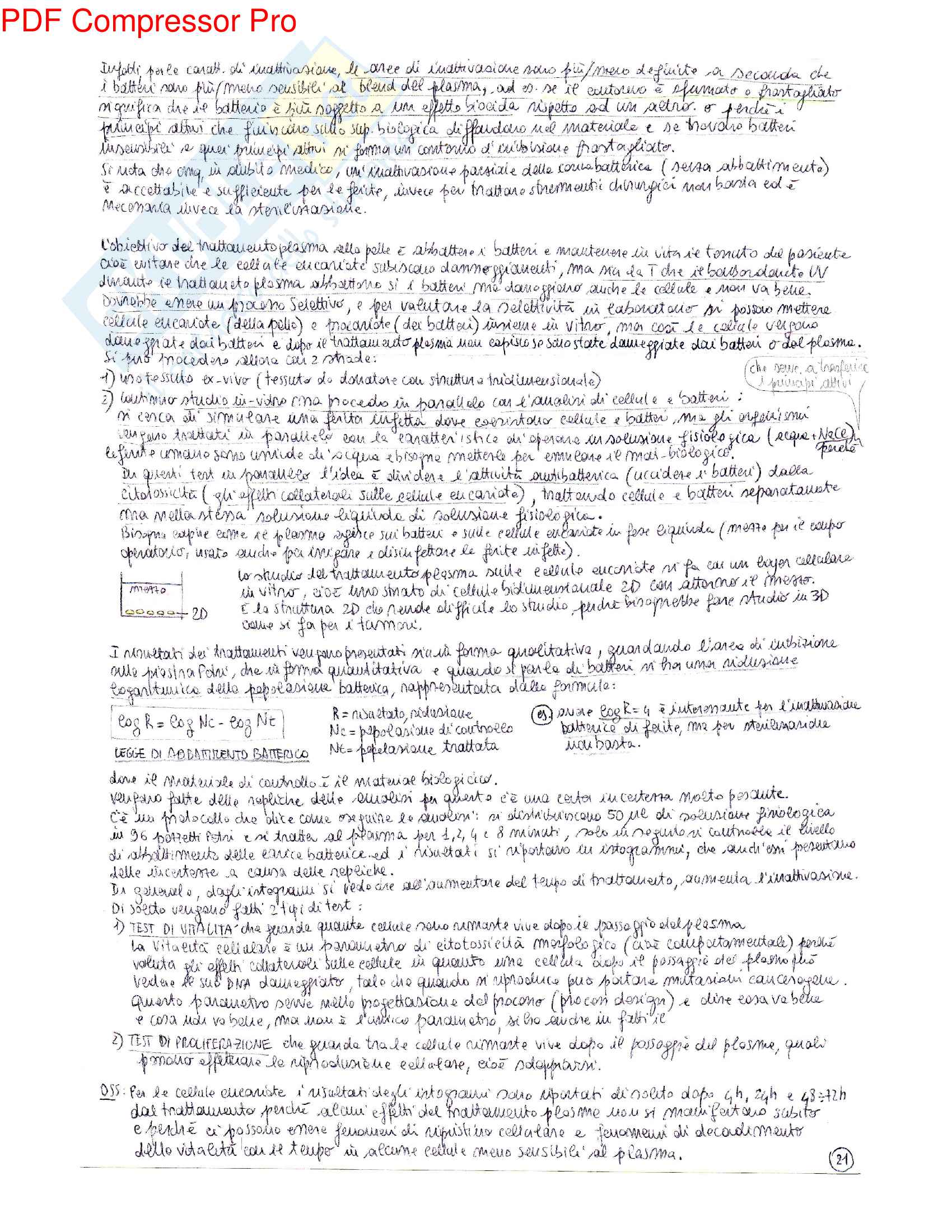 Riassunto Esame Applicazioni Industriali dei Plasmi, prof. Colombo Pag. 41