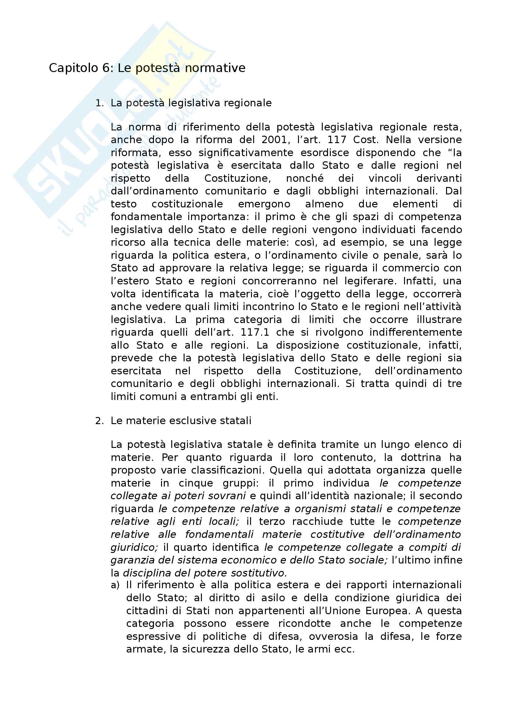 Riassunto esame Diritto Regionale e degli Enti Locali, prof. Wojtek, libro consigliato Diritto Regionale, Bin, Falcon Pag. 1