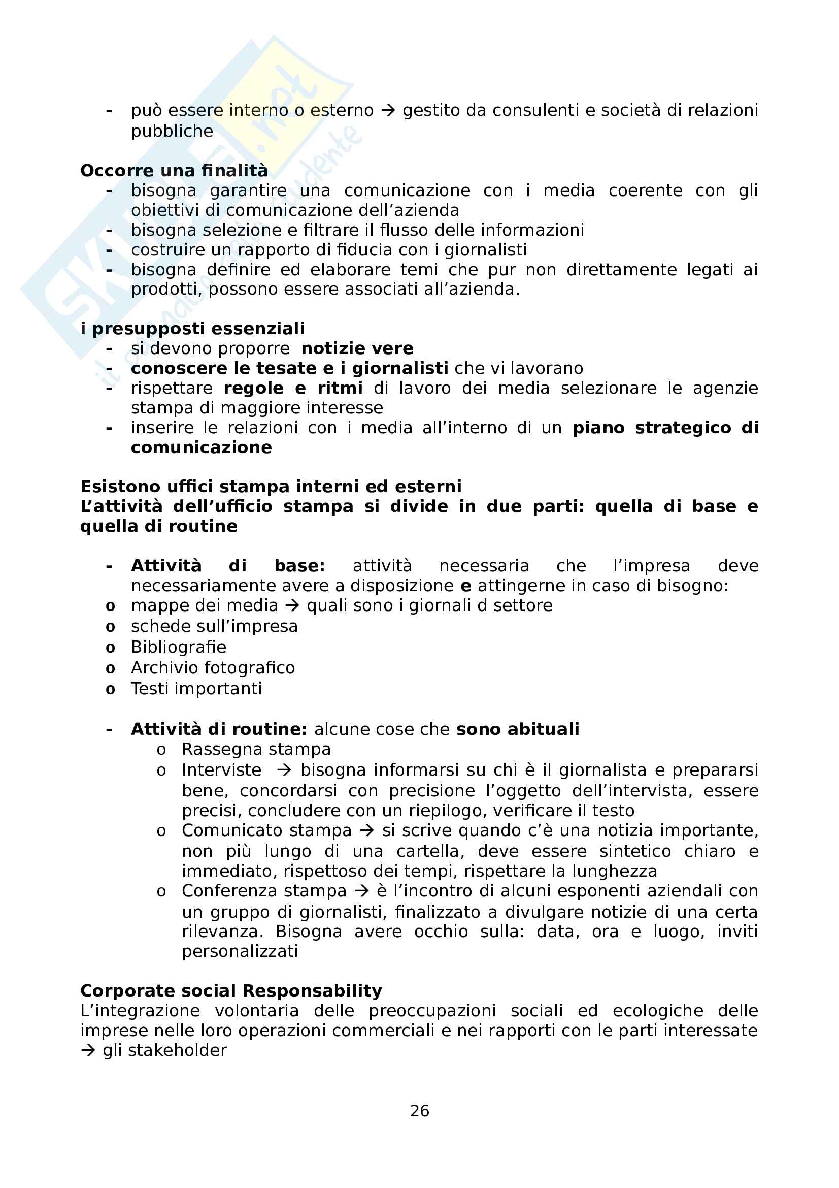 Comunicazione d'impresa Pag. 26