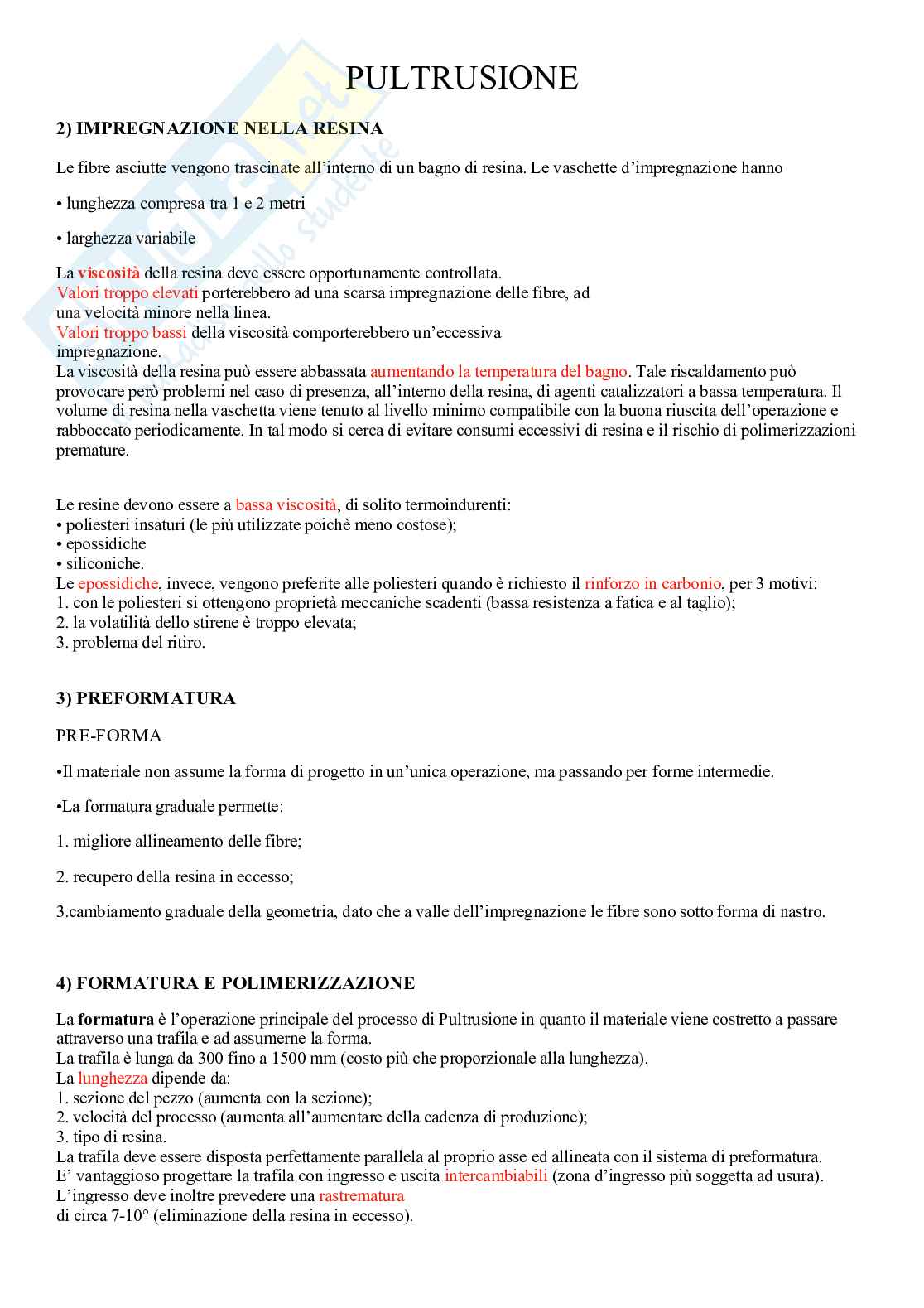 Pultrusione Pag. 1