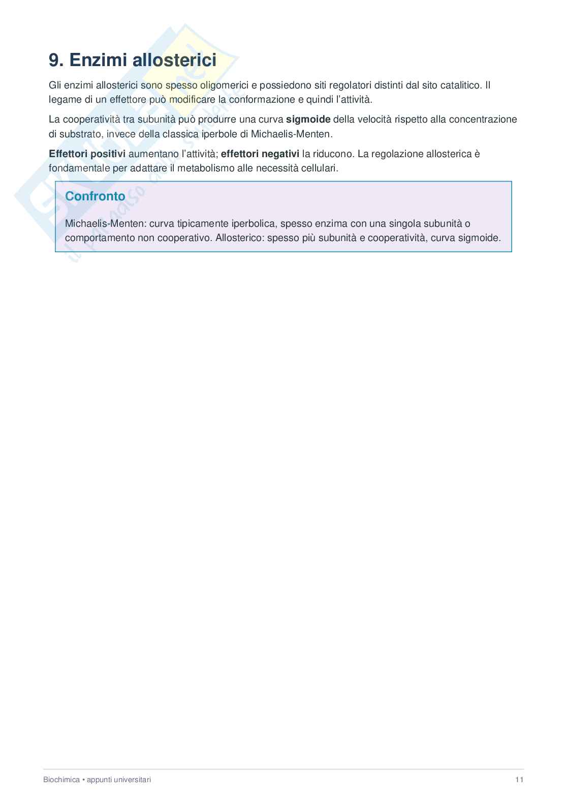 Biochimica  Pag. 11