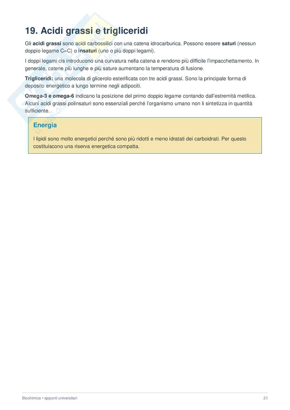 Biochimica  Pag. 21