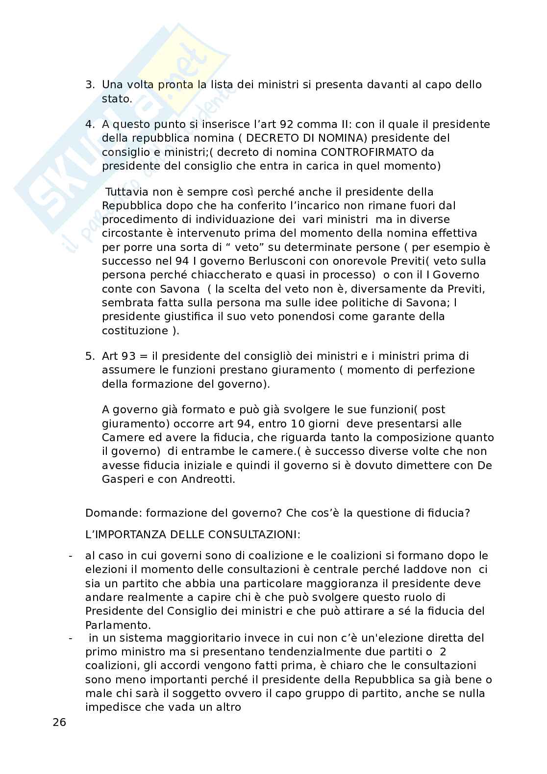 Appunti di Diritto costituzionale  Pag. 26