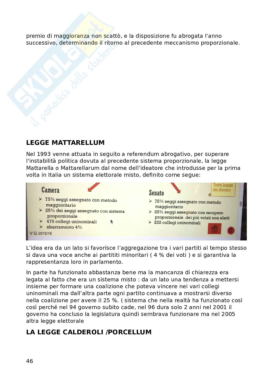 Appunti di Diritto costituzionale  Pag. 46