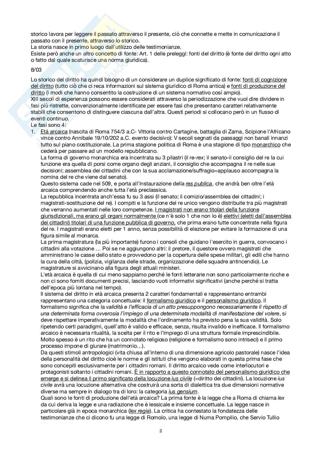 Appiunti di Istituzioni di diritto romano Pag. 2