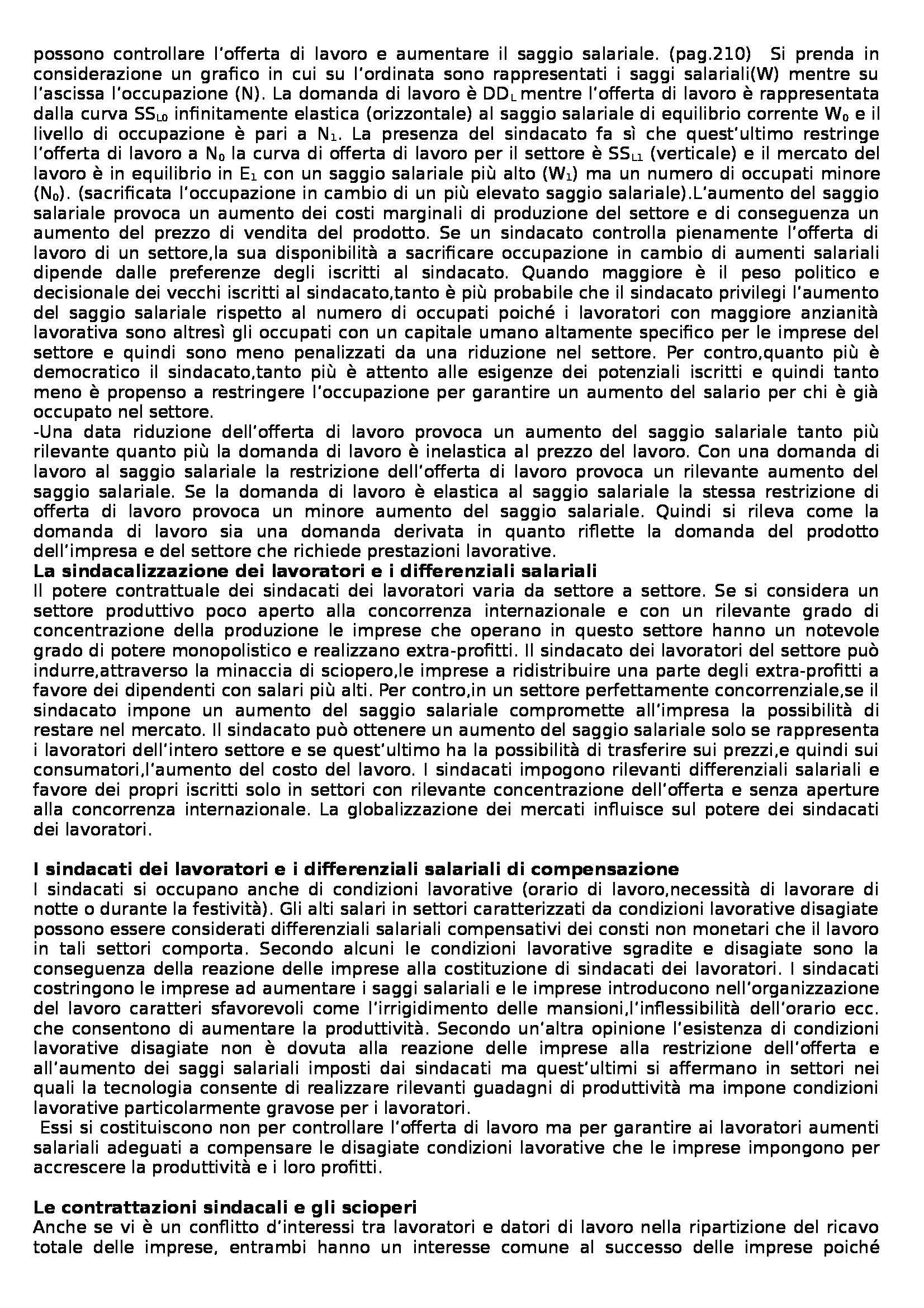 Riassunto esame Economia Politica, prof. Felli, libro consigliato Economia Politica di Begg, Fischer e Dornbusch Pag. 51