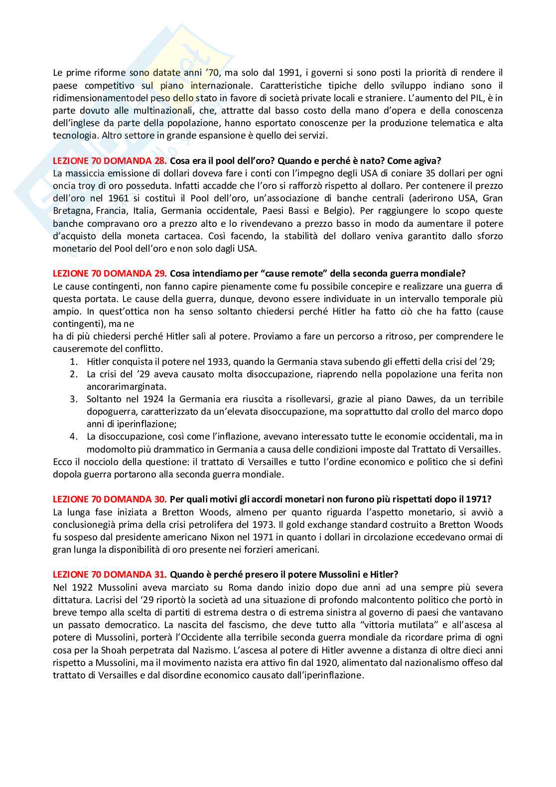 Paniere Storia economica - risposte aperte Pag. 36
