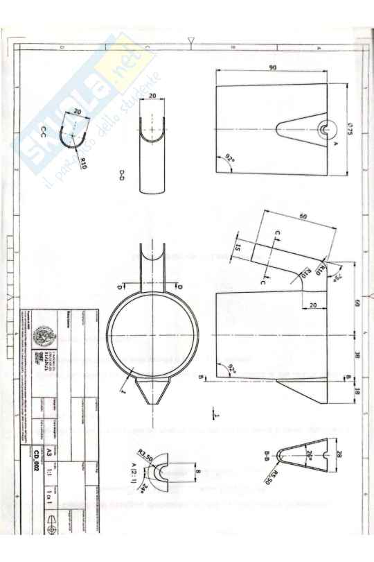 Esami Disegno meccanico e cad Pag. 1