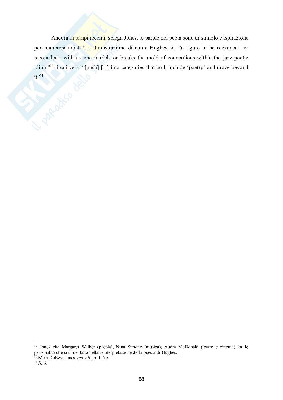 Blues e jazz nella poesia di Langston Hughes: fine clothes to the jew e montage of a dream deferred Pag. 61