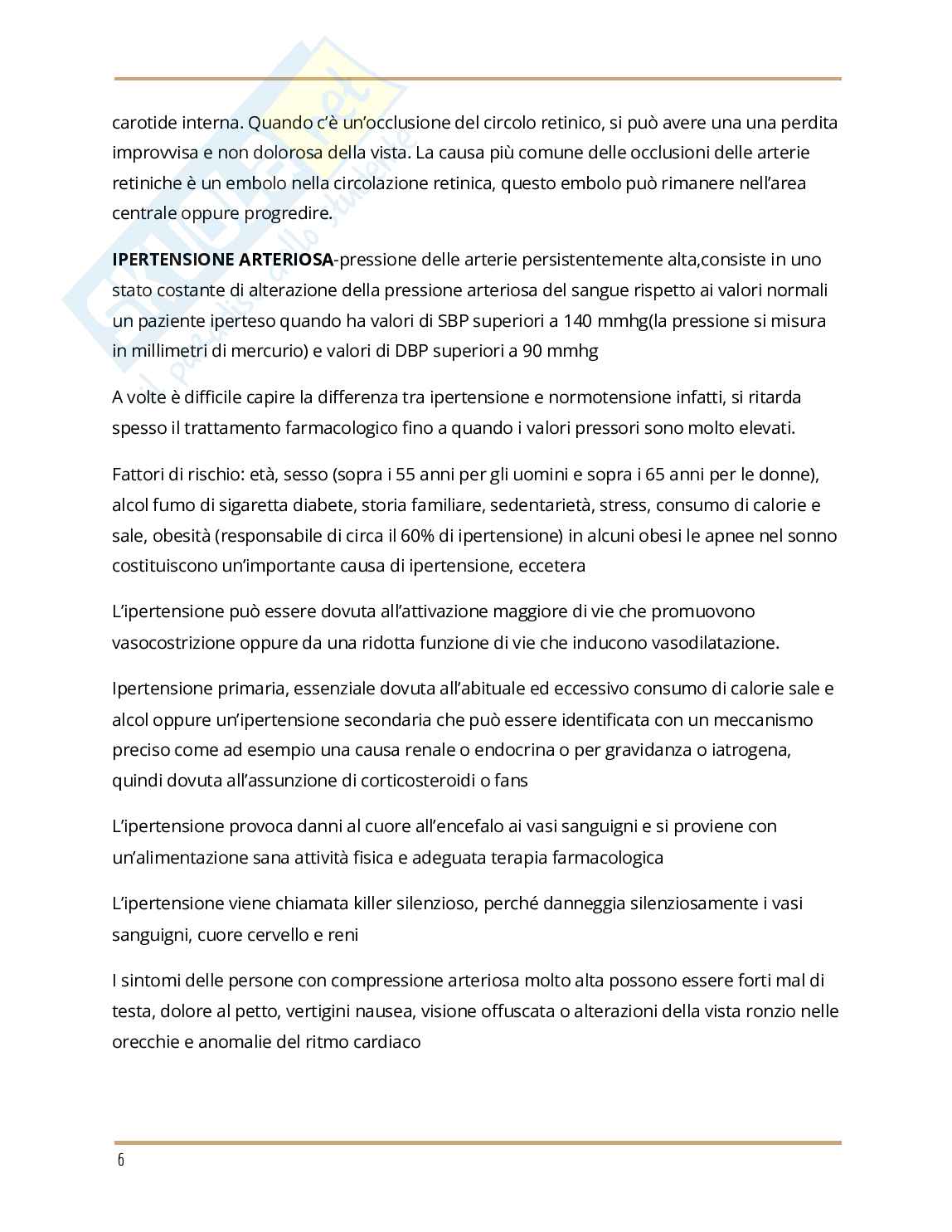 Apparato cardiovascolare Pag. 6