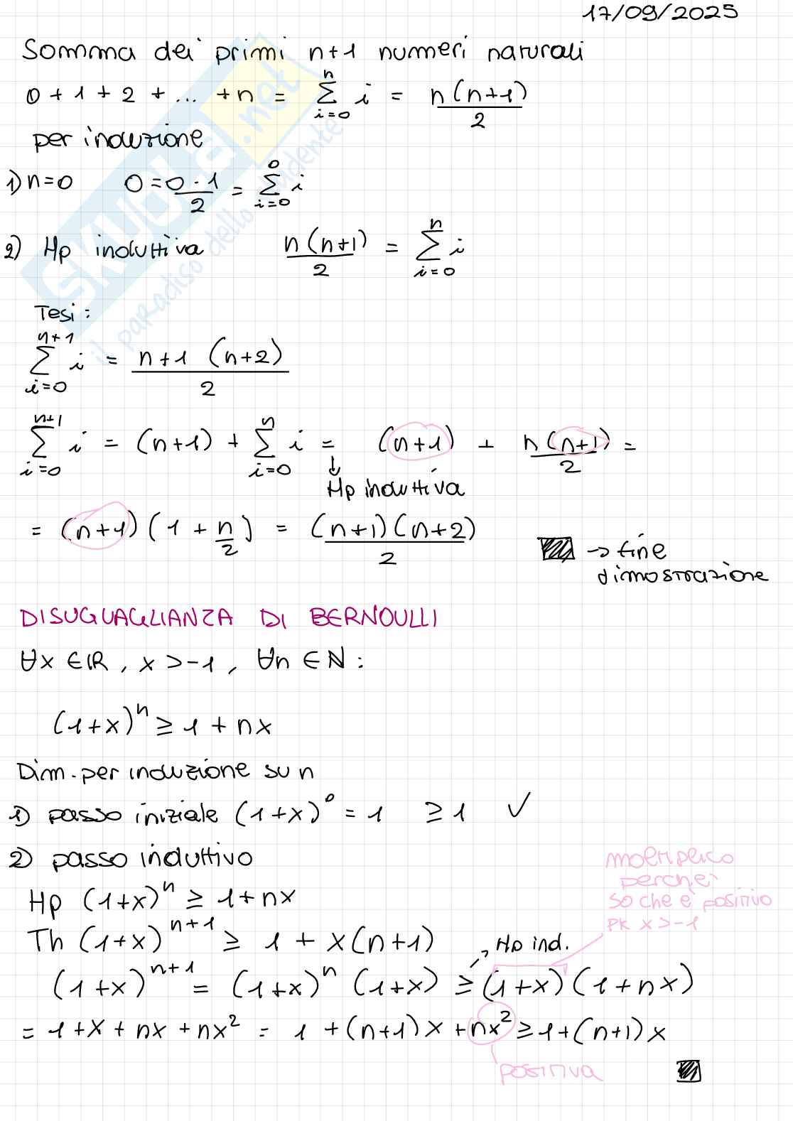 Prima parte Analisi matematica I Pag. 6