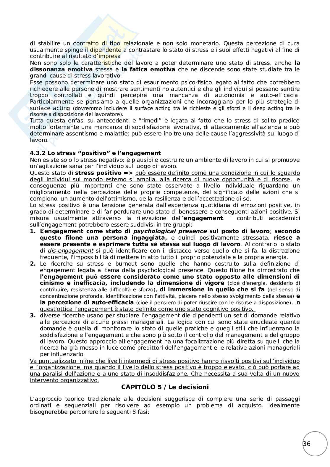 Riassunto esame Organizzazione aziendale, Prof. Morandin Gabriele, libro consigliato Organizzazione aziendale, Saverio Salvemini Pag. 36