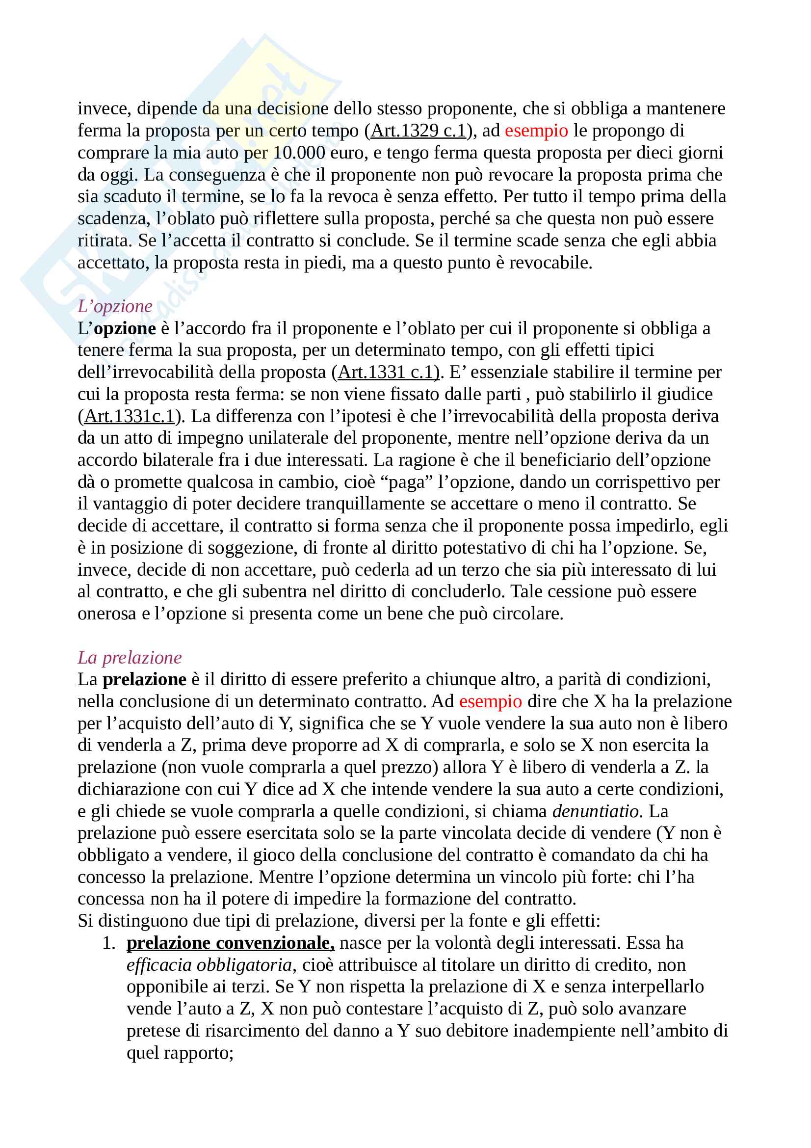 Formazione e forma del contratto Pag. 6