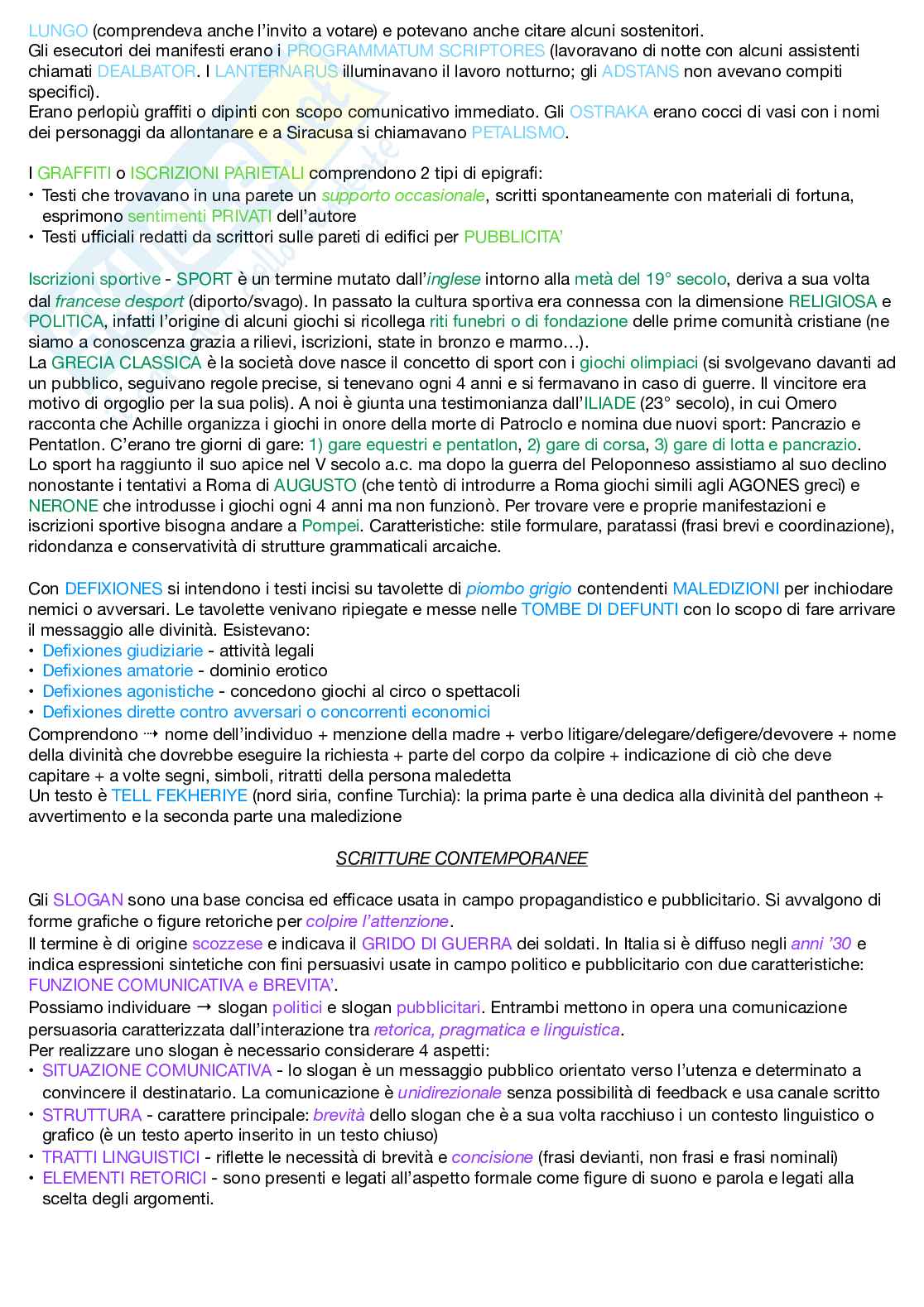 Linguaggi e tecniche della comunicazione mass-mediatica Pag. 2