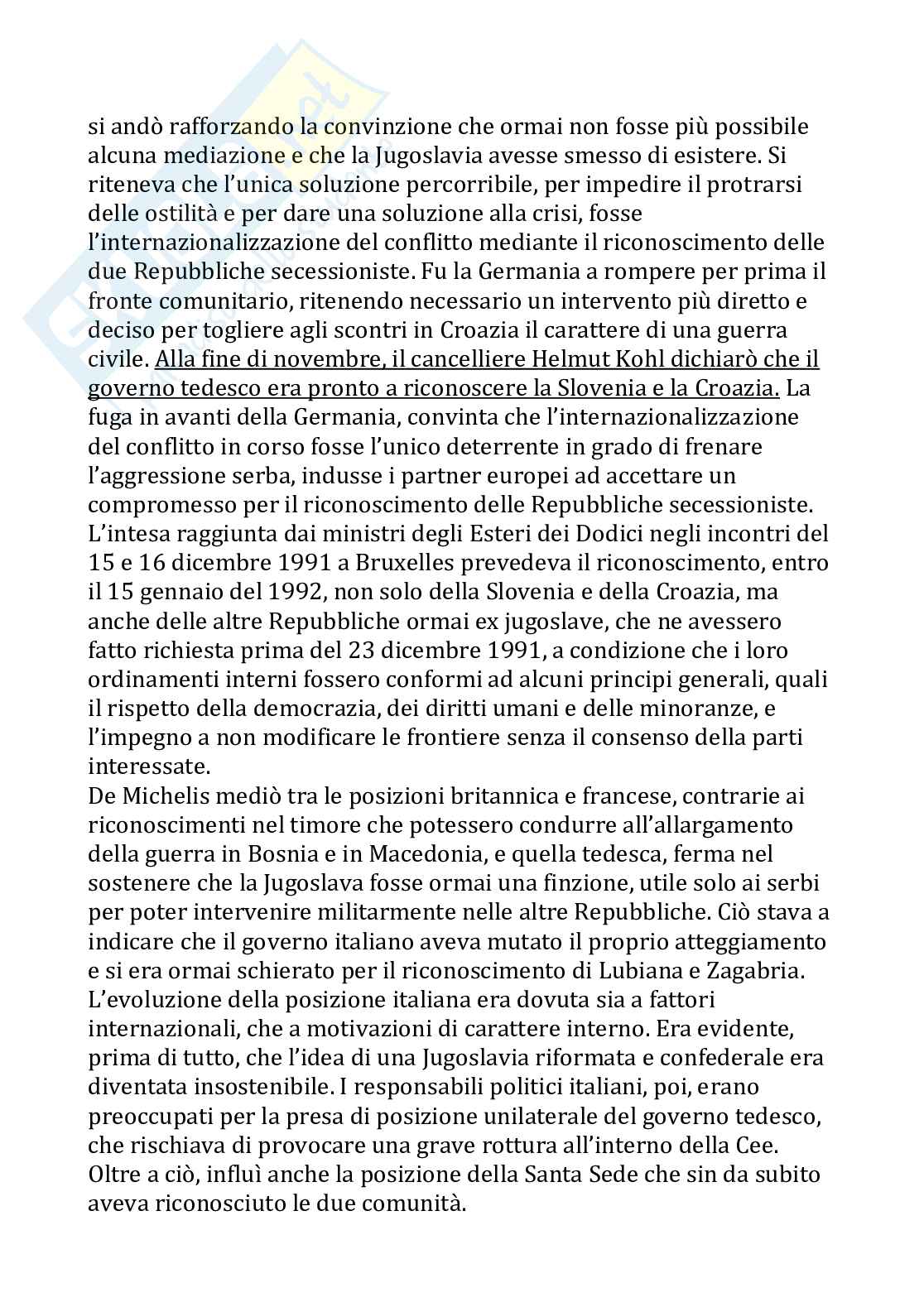Politica jugoslava dell'Italia Pag. 11
