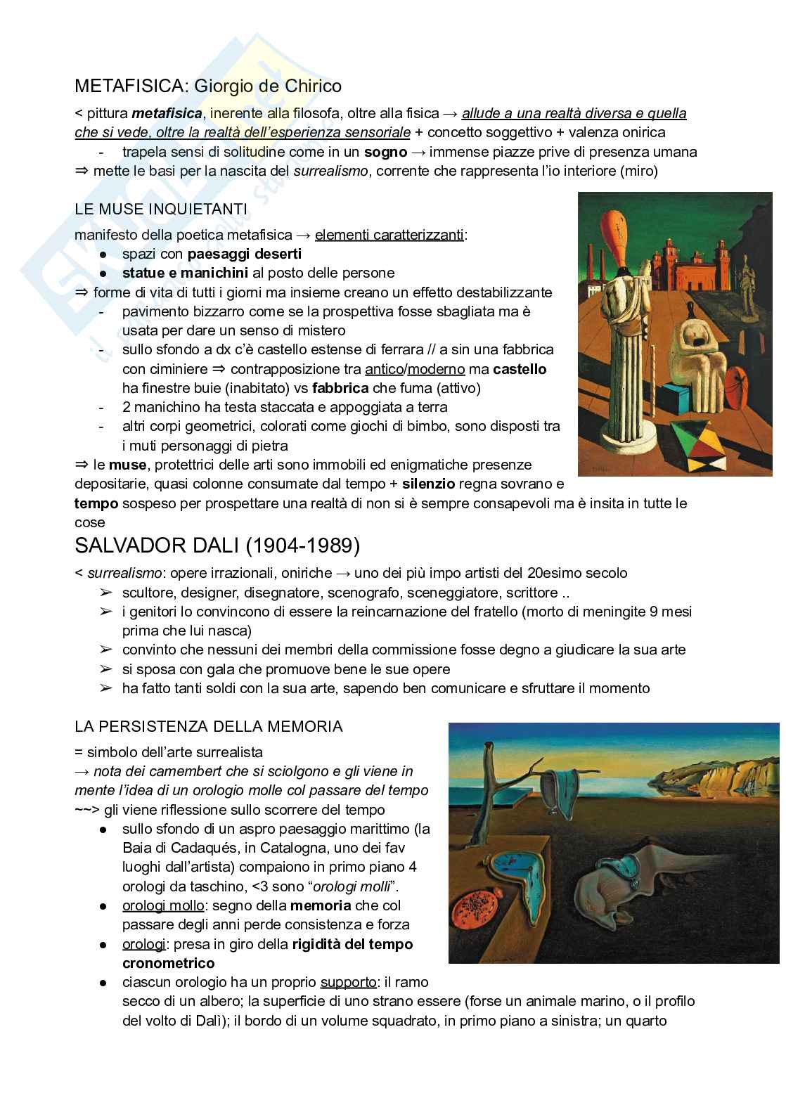 Appunti sull'espressionismo, cubismo e futurismo Pag. 6