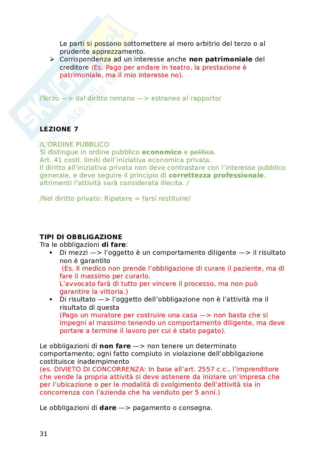 Appunti parziale esame Diritto privato Pag. 31