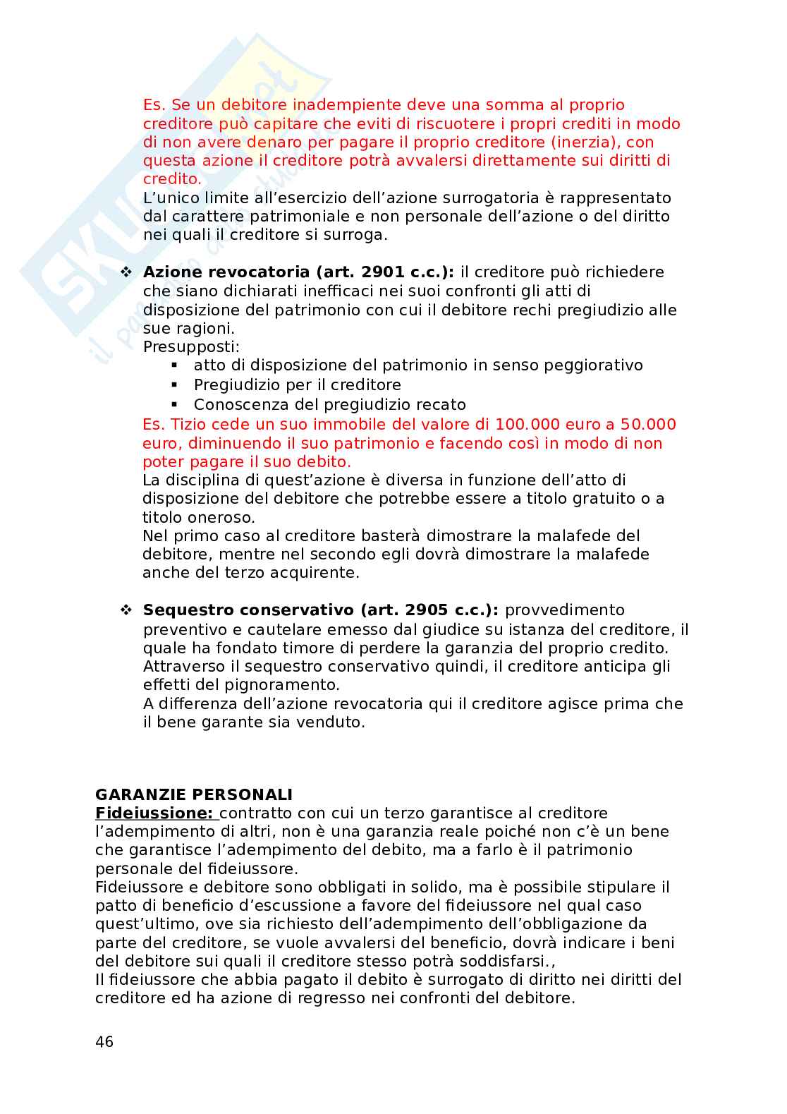 Appunti parziale esame Diritto privato Pag. 46