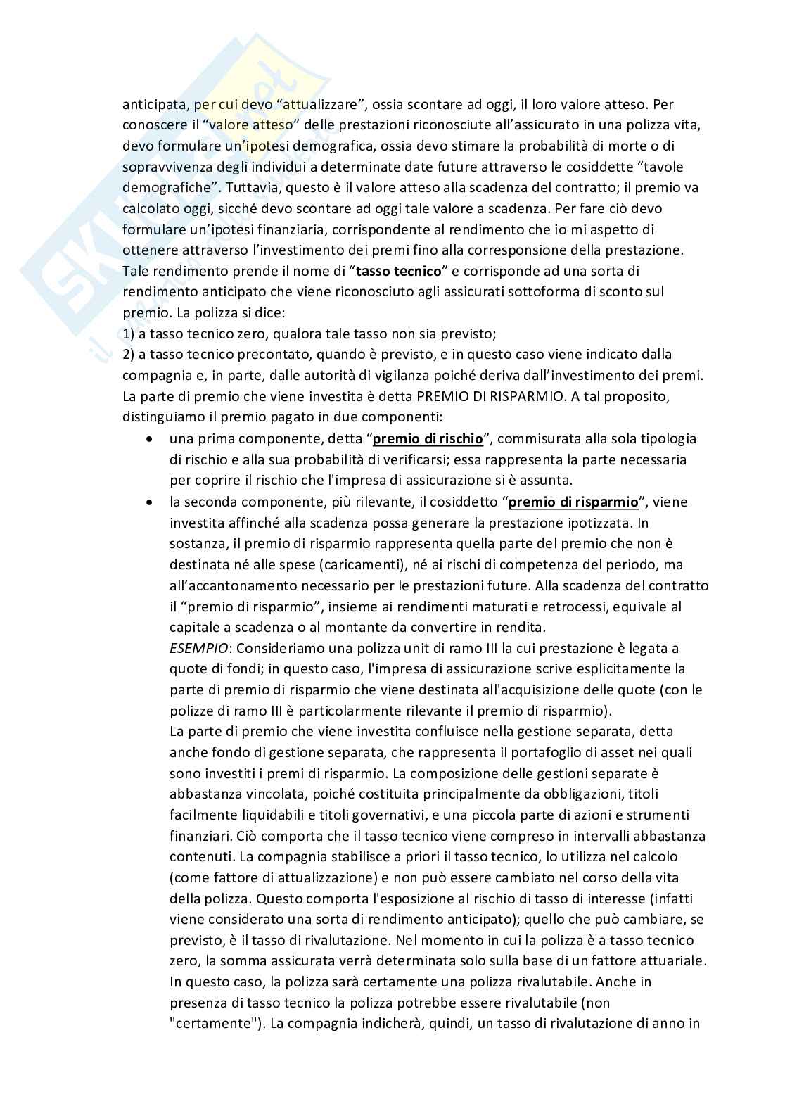 Appunti prima parte di Economia delle aziende di assicurazione Pag. 21