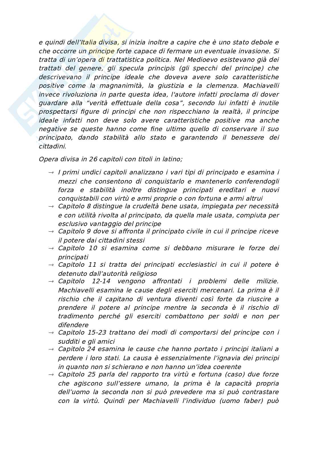 Machiavelli, Barocco, Galileo Galilei Pag. 2