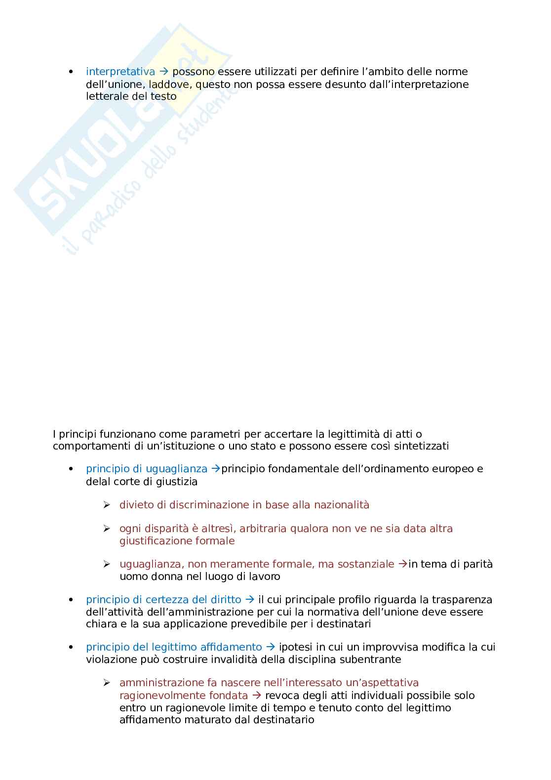 Riassunto esame Diritto dell'Unione Europea, prof Tosato, ibro consigliato Lineamenti di diritto dell'Unione Europea Pag. 91
