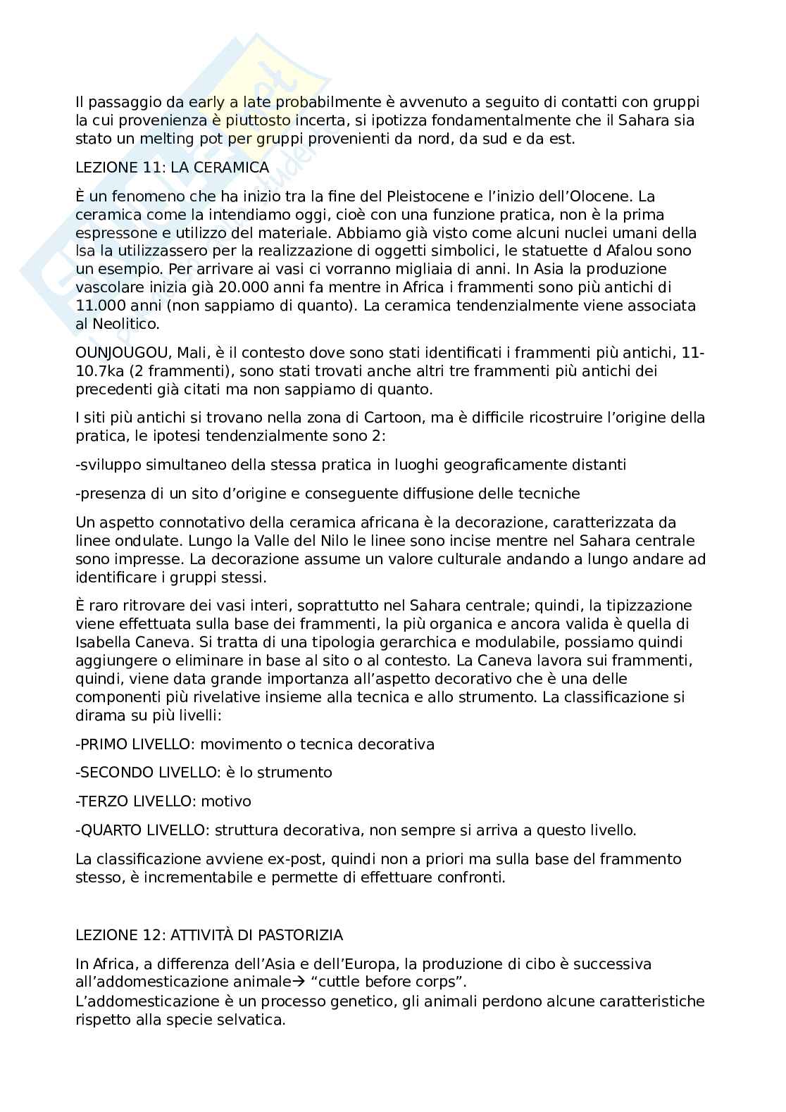 Appunti lezioni Archeologia  Pag. 16