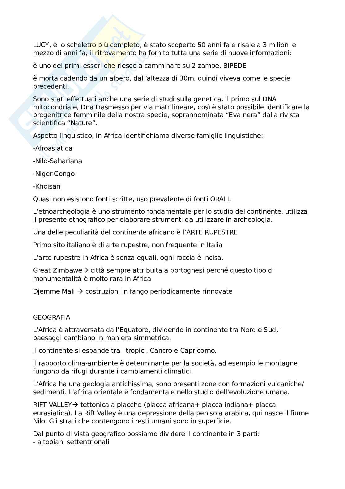 Appunti lezioni Archeologia  Pag. 2