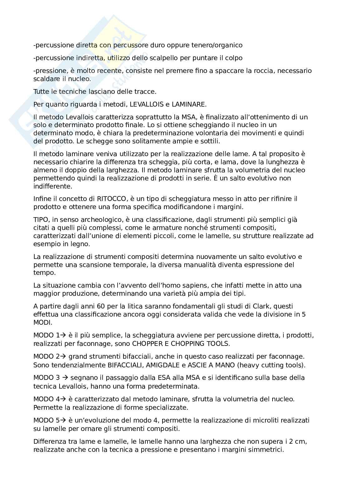Appunti lezioni Archeologia  Pag. 6