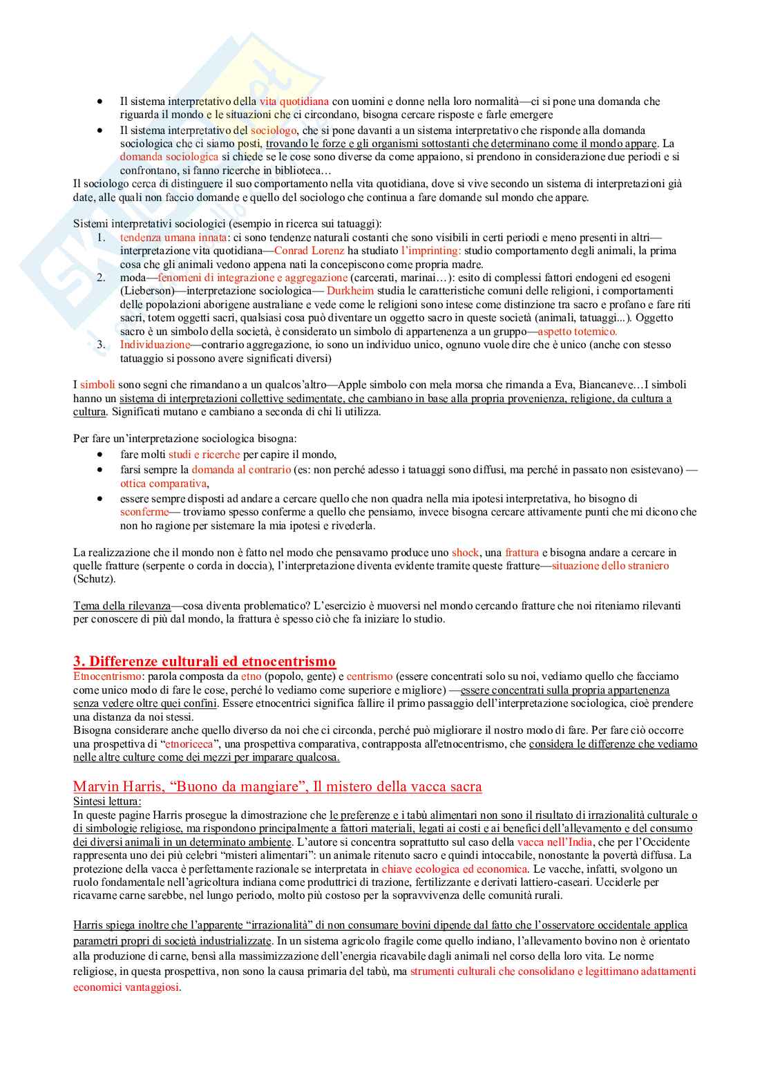 Appunti e letture di Sociologia  Pag. 6