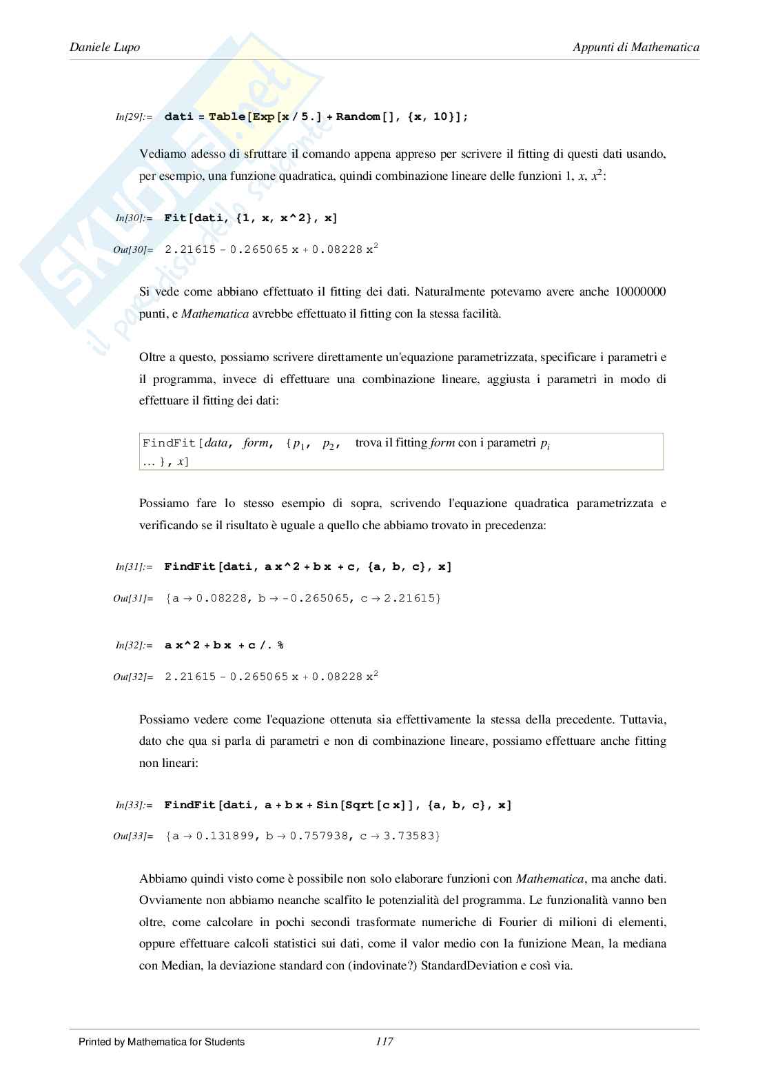 Manuale di Mathematica 04 Pag. 11