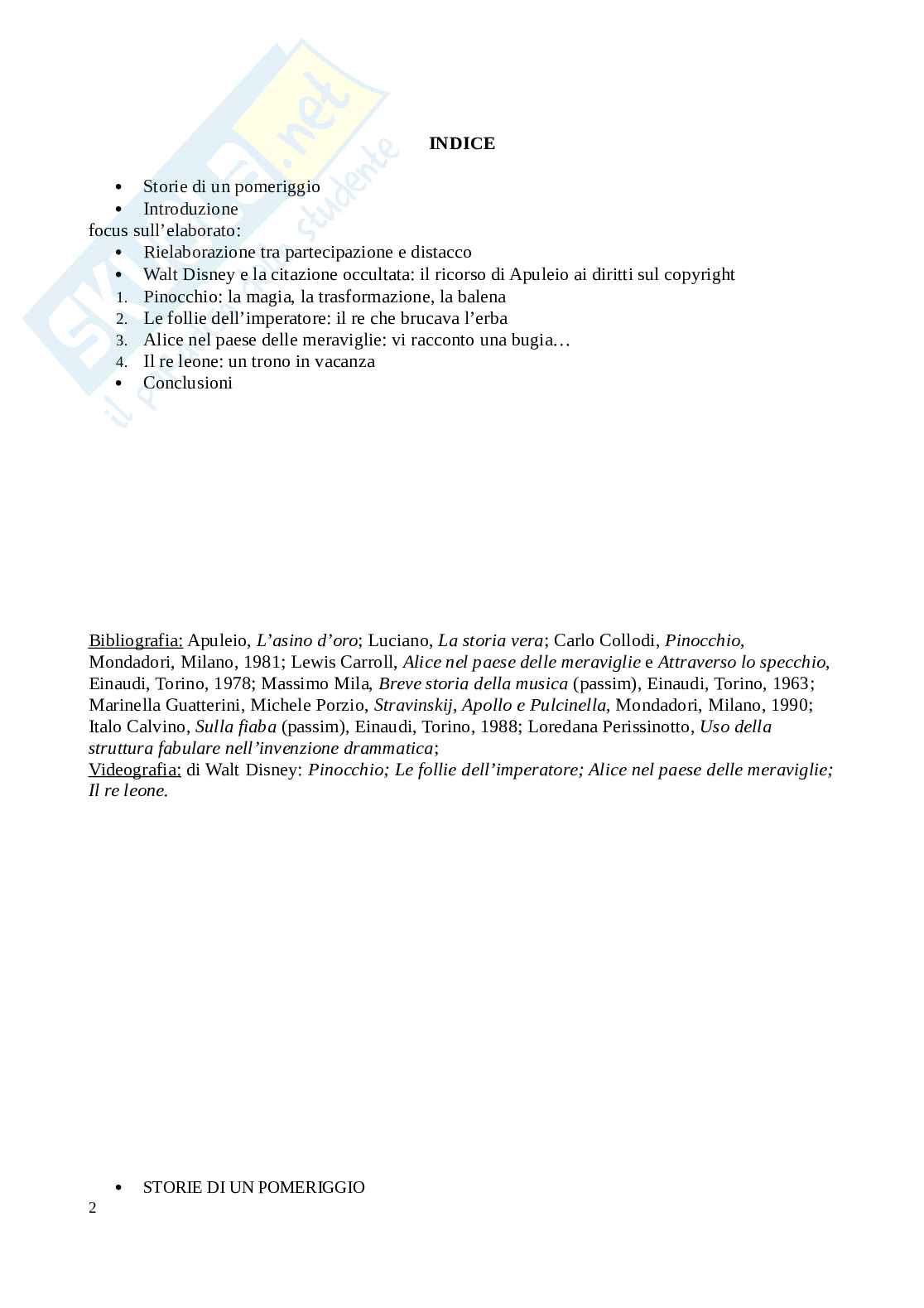 Tema di oggi: parlatemi di ieri Pag. 2