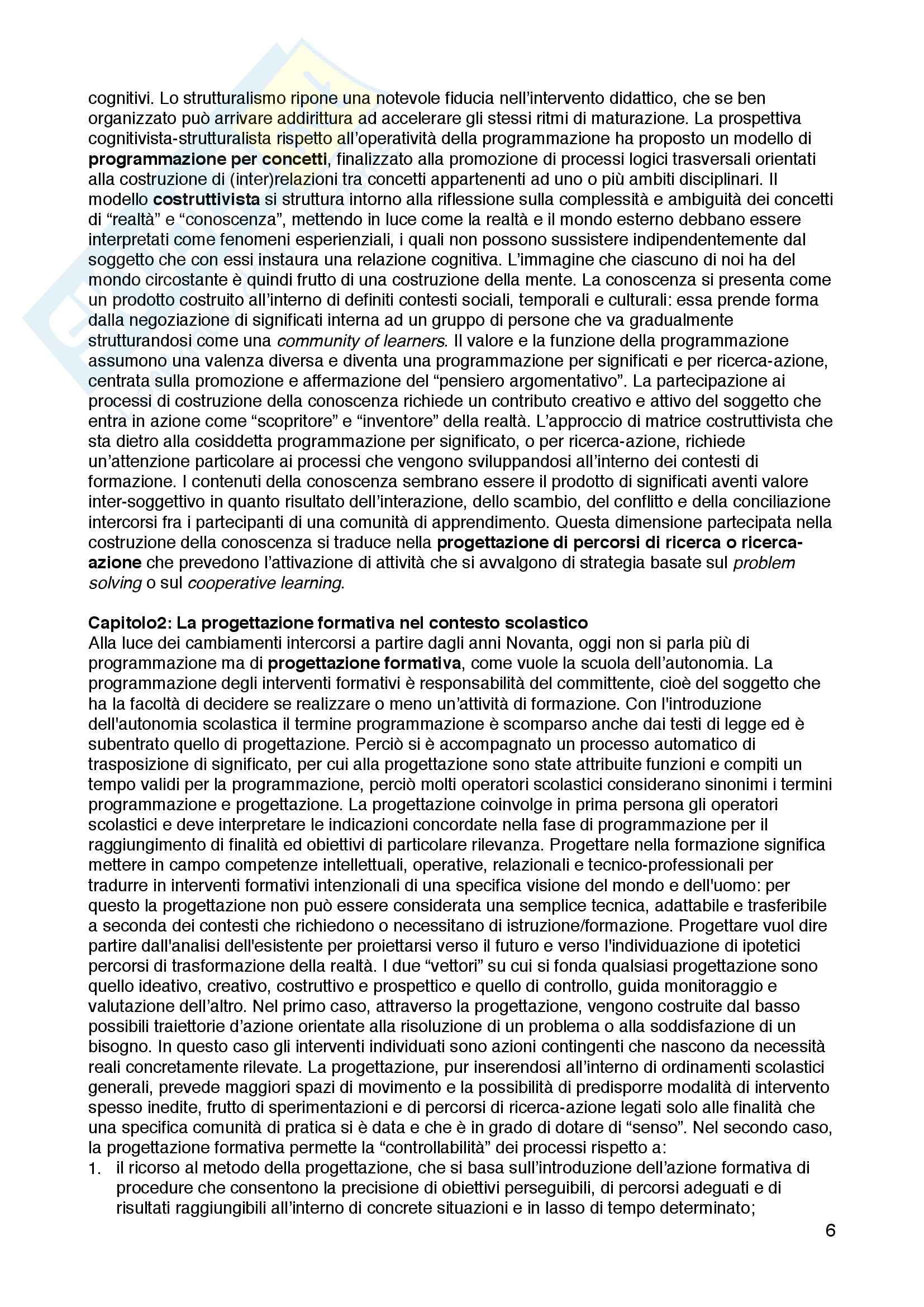 Teorie E Metodi Della Progettazione Educativa