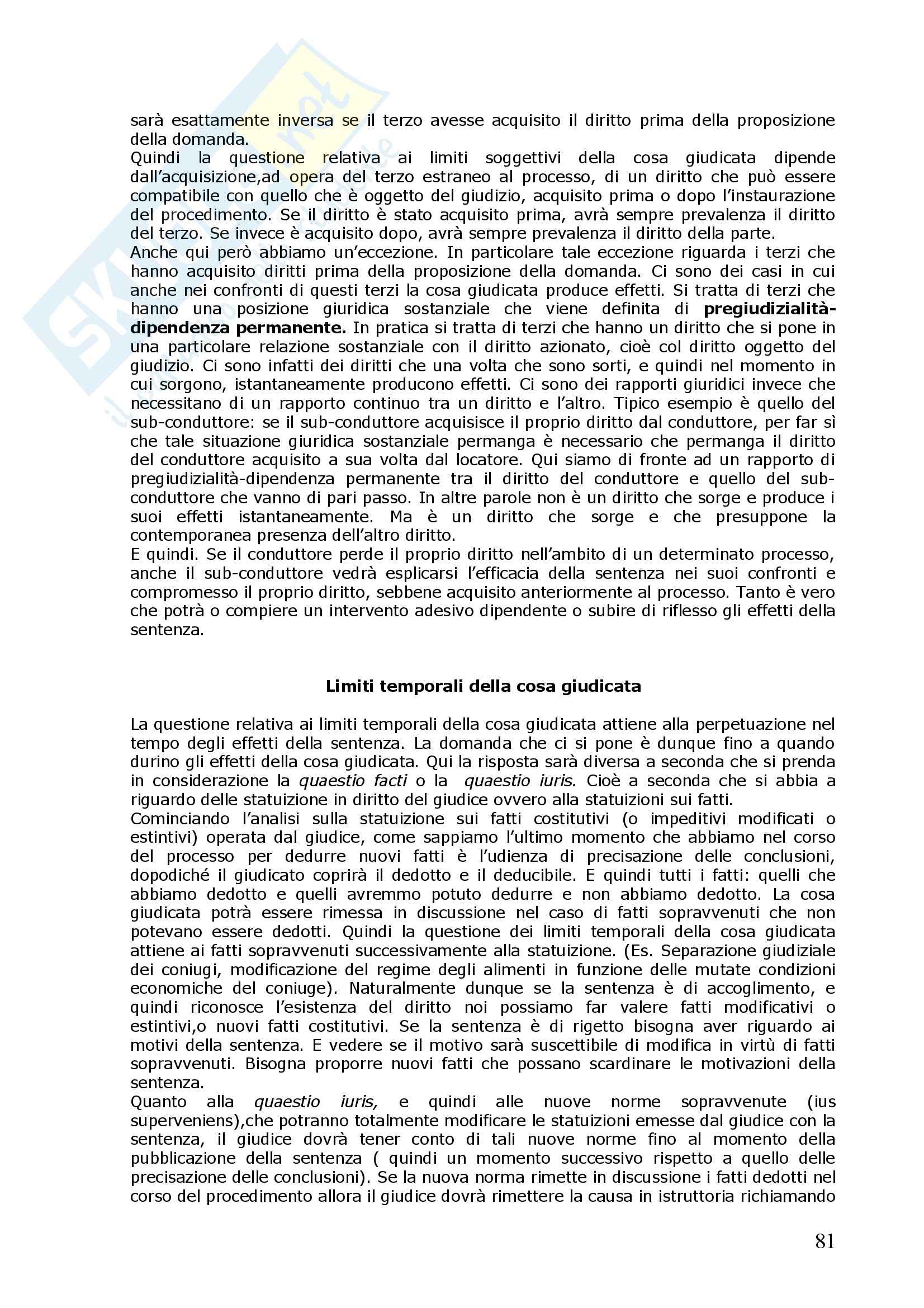 Diritto processuale civile - Seminari Pag. 81