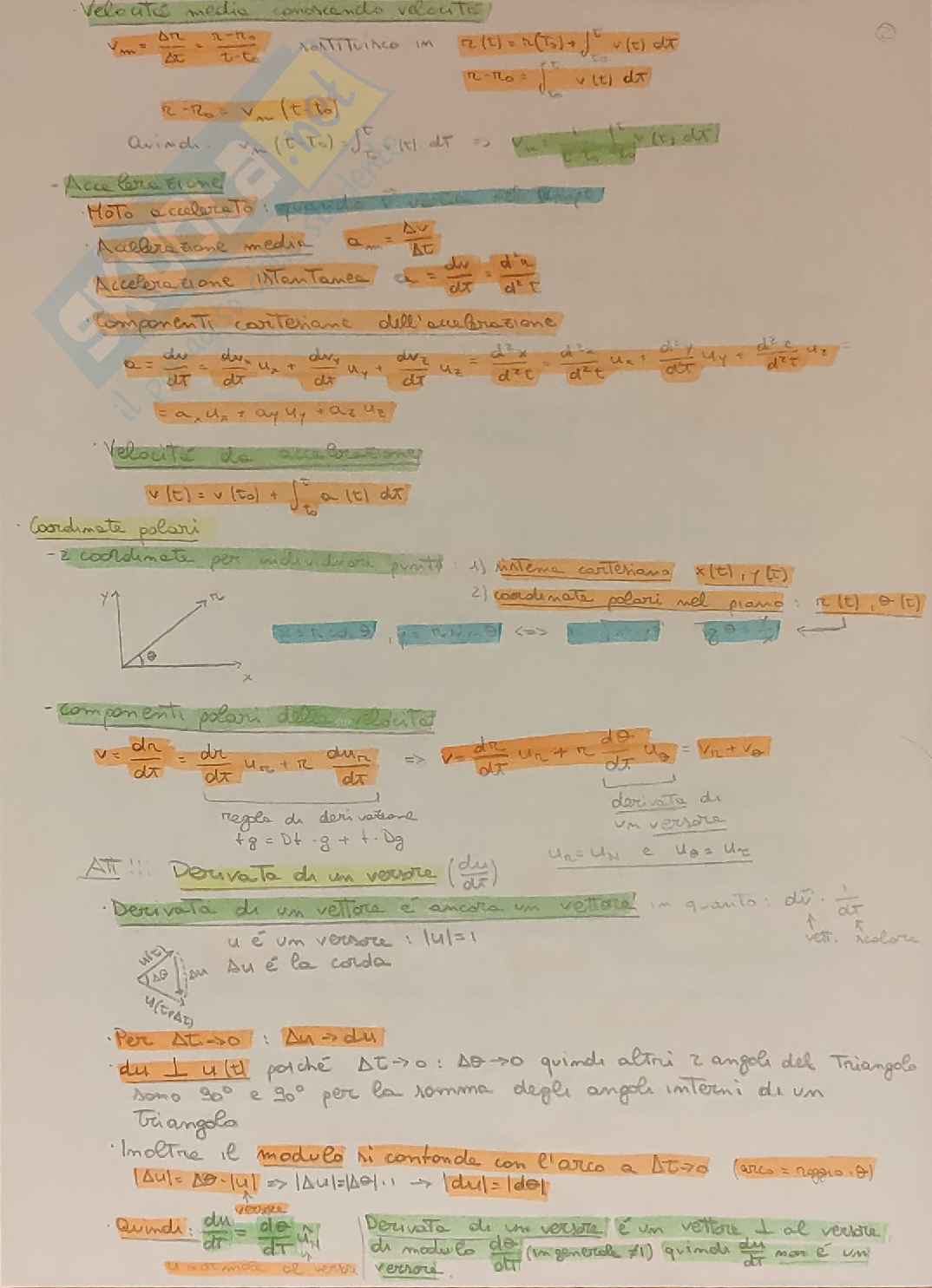 Appunti / Schemi Fisica 1 Pag. 2