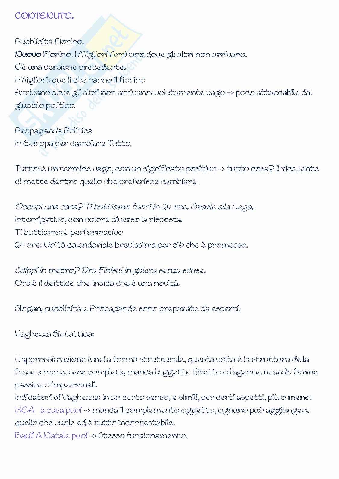 Linguistica applicata Pag. 11