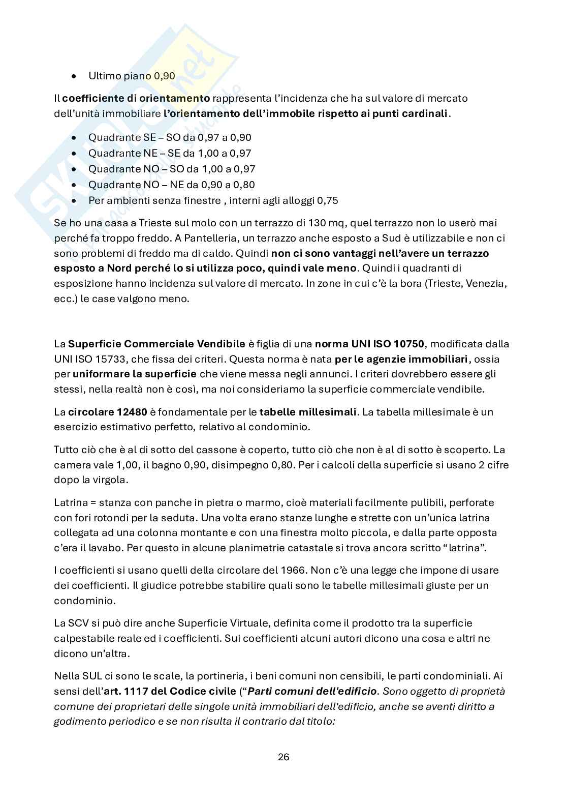 Appunti di Economia ed estimo civile Pag. 26