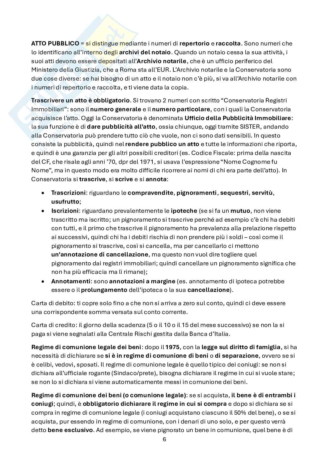 Appunti di Economia ed estimo civile Pag. 6