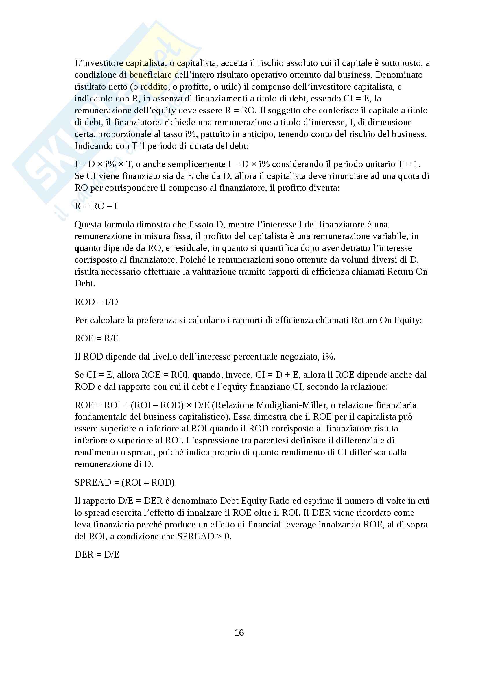 Economia aziendale - tesario Pag. 16