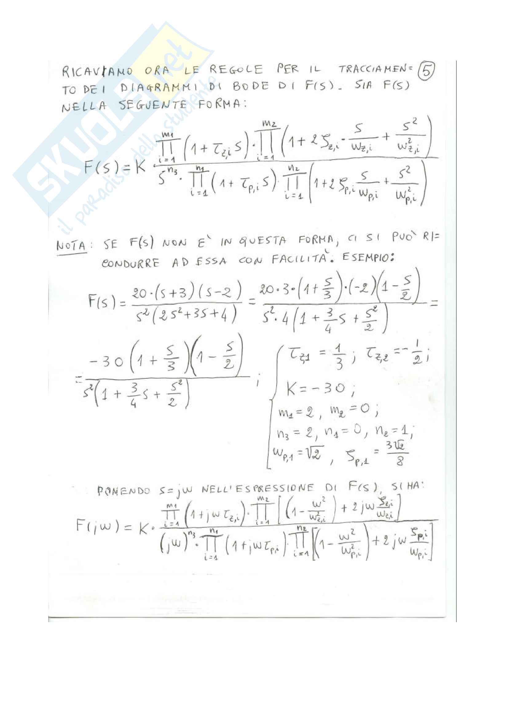 Esercizi Svolti Diagramma Di Bode Esercitazione Di Analisi