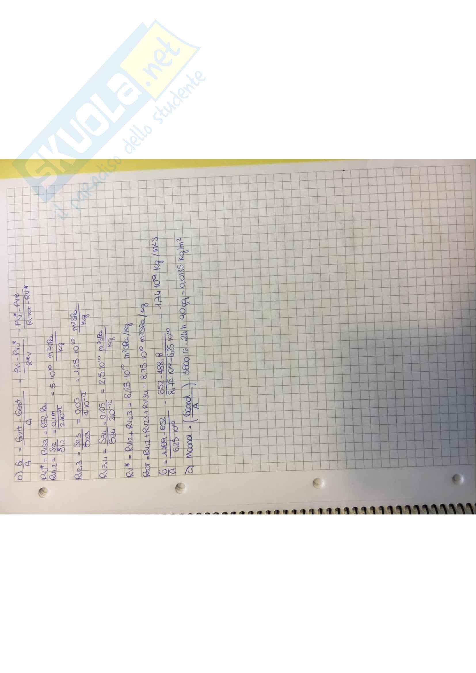 Fisica tecnica- Esercizi Trasmissione vapore Pag. 6