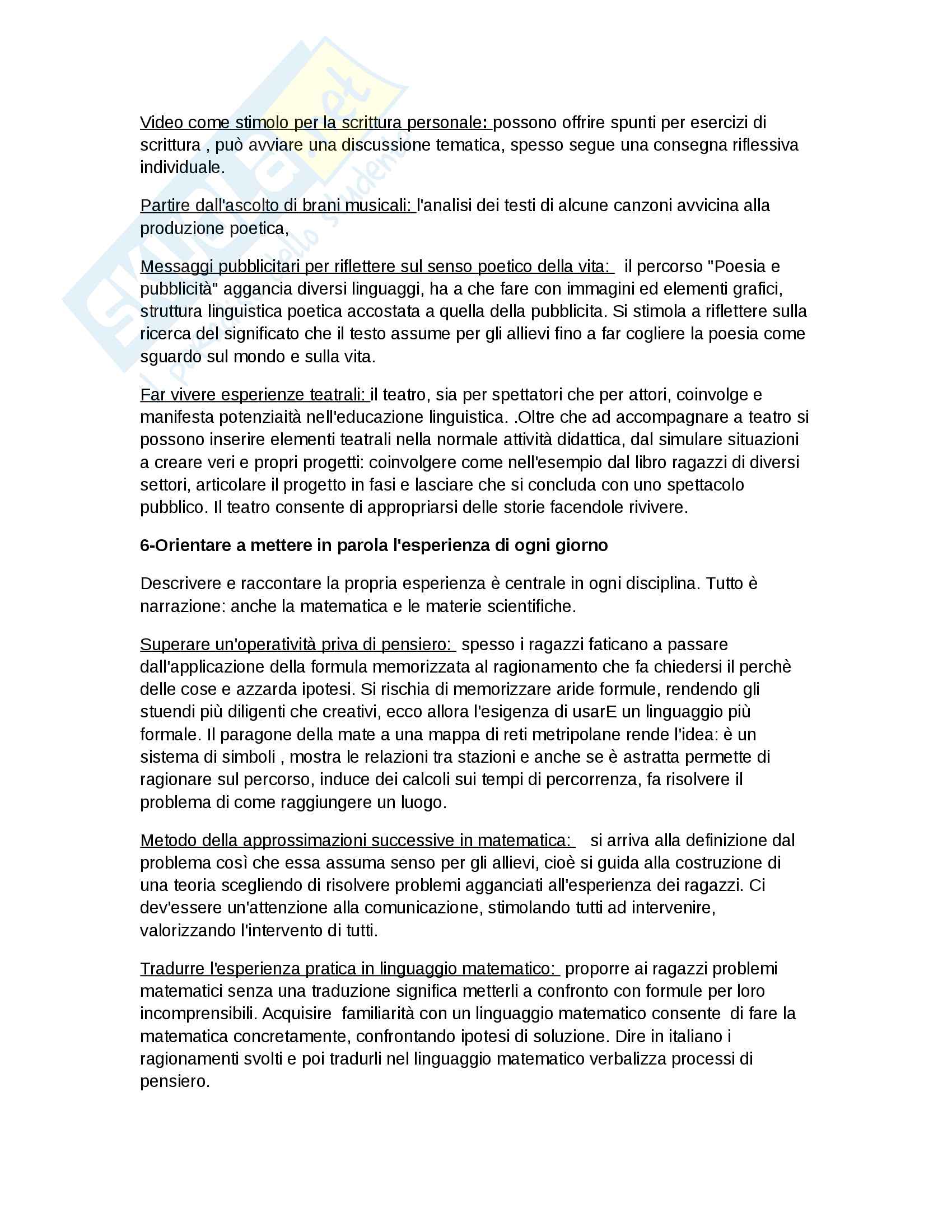 Riassunto esame Didattica della formazione, Docente Tacconi, Libro consigliato: Didattica al lavoro di Giuseppe Tacconi Pag. 16