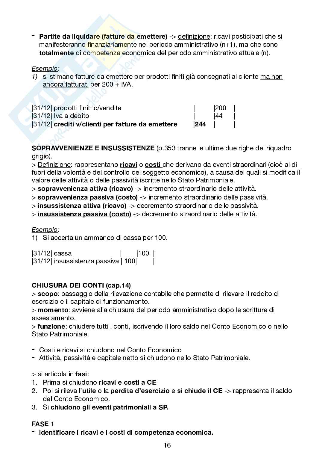 Appunti Bilancio e performance d'impresa Pag. 16