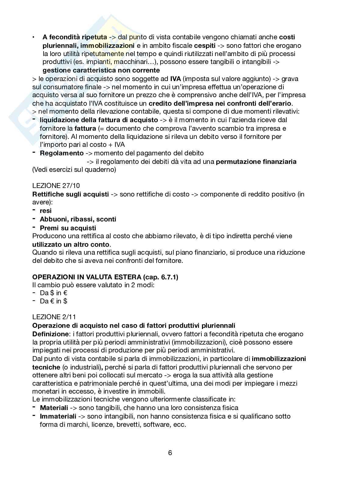 Appunti Bilancio e performance d'impresa Pag. 6